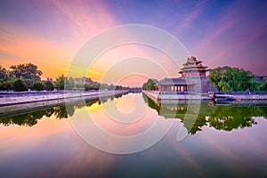 Forbidden City moat in Beijing photo