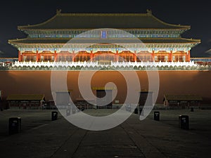 Forbidden City night scenes