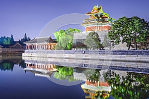 Forbidden City Outer Moat in Beijing, China photo