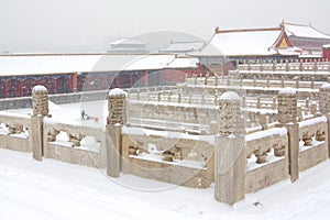 The Forbidden City in the Snow