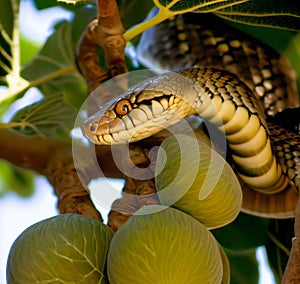 Forbidden fruit in the Darden of Eden photo