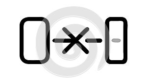 Forbidden No Entry Icon, Stop and Restriction Symbol, vector design Generative AI