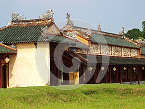 FORBIDDEN PALACE, world cultural heritage in HUE city of VIETNAM