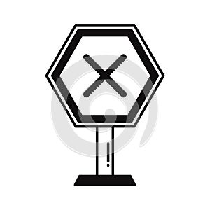 Forbidden sign  Vector Icon which can easily modify or edit