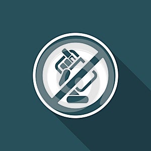 Forbidden smoke icon