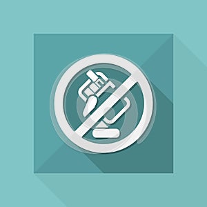 Forbidden smoke icon
