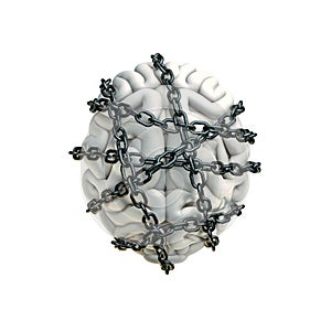 Forbidden thoughts concept