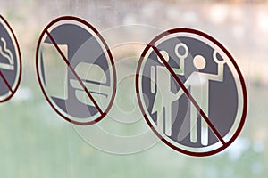 Forbidden to sexually intimidate women in the bus in Jakarta
