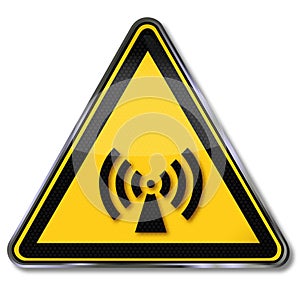 Forbidden to touch it is electromagnetically