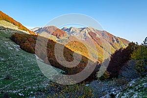 Forca d`Acero, Abruzzo National Park, Italy photo