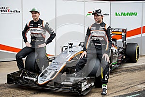 FORCE INDIA PRESENTATION - F1 TEST 2016