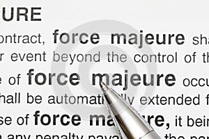 Force Majeure