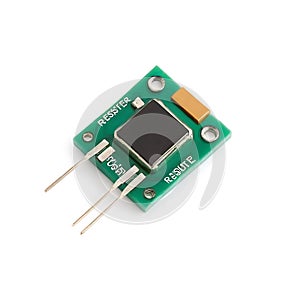 Force Sensitive Resistor isolated on a white background