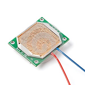 Force Sensitive Resistor isolated on a white background