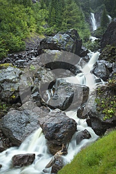 The force of the waterfall