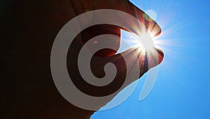 Forced Perspective In Sky