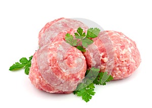 Forcemeat with greens