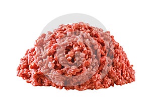 Forcemeat isolated on white