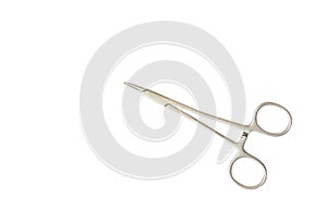 Forceps at on isolated  white background