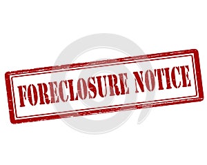 Forclosure notice