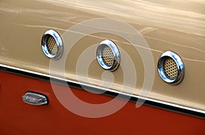 Ford consul panel detail photo