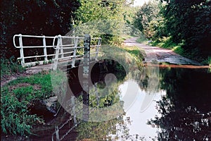 Ford on a country lane