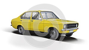 Ford Escort Mark2 isolated