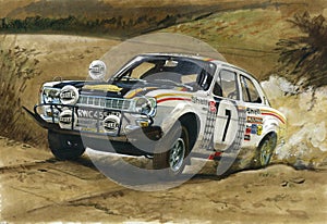 Ford Escort MkI RS1600 East African Rally 1972