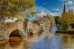 The ford at Eynsford in Kent uk