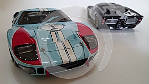 Ford Gt Mk II, winner and second place of LeMans race photo