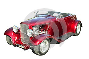 Ford Model A Hot Rod Isolated