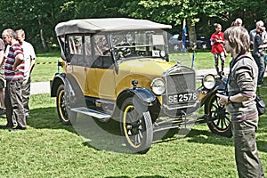 Ford model T opentop car at Brodie Castle.