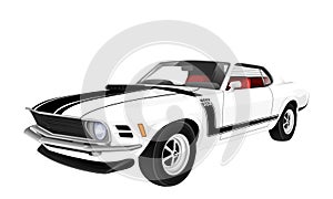 Ford Mustang 1970 Mach Vector