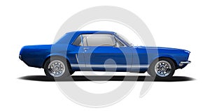 Ford Mustang Mk1 classic isolated