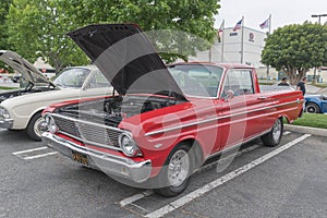 Ford Ranchero on display