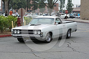 Ford Ranchero GT Pickup Truck car on display