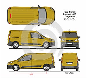 Ford Transit Connect LWB Cargo Van 5 doors 2013-2018