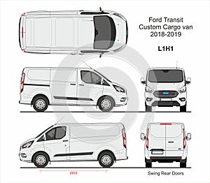 Ford Transit Custom Cargo Van L1H1 2018-2019