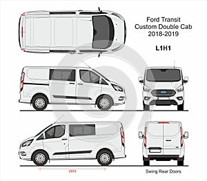 Ford Transit Custom Delivery Van L1H1 2018-2019