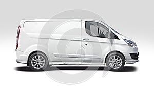Ford Transit Custom van isolated on white background