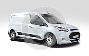 Ford Transit side view isolated on white photo