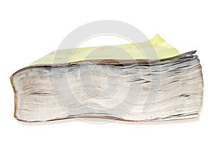 Fore edge of a book - texture or background