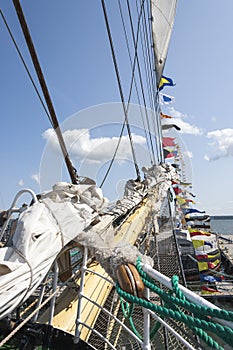 Fore of a sail ship