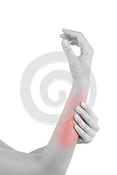 Forearm muscle strain