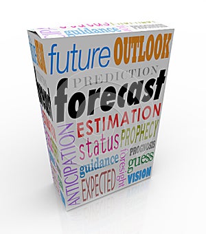 Forecast Outlook Prediction Words 3d Box Future Prognosis