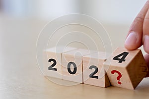 Forecasting answer, business, economy trends, opportunities, treats in 2024. New year business, economy analysis