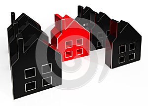 Foreclosure Notice Icon Means Warning That Property Will Be Repossessed - 3d Illustration