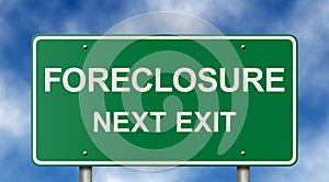 Foreclosure Road Sign