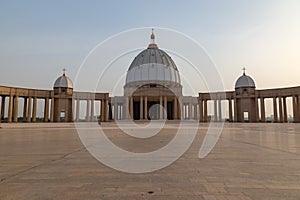 The forecourt of the Basilica of Our Lady of Peace photo