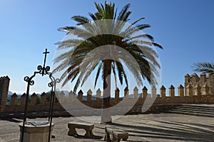 Forecourt of the Santuari de Sant Salvador